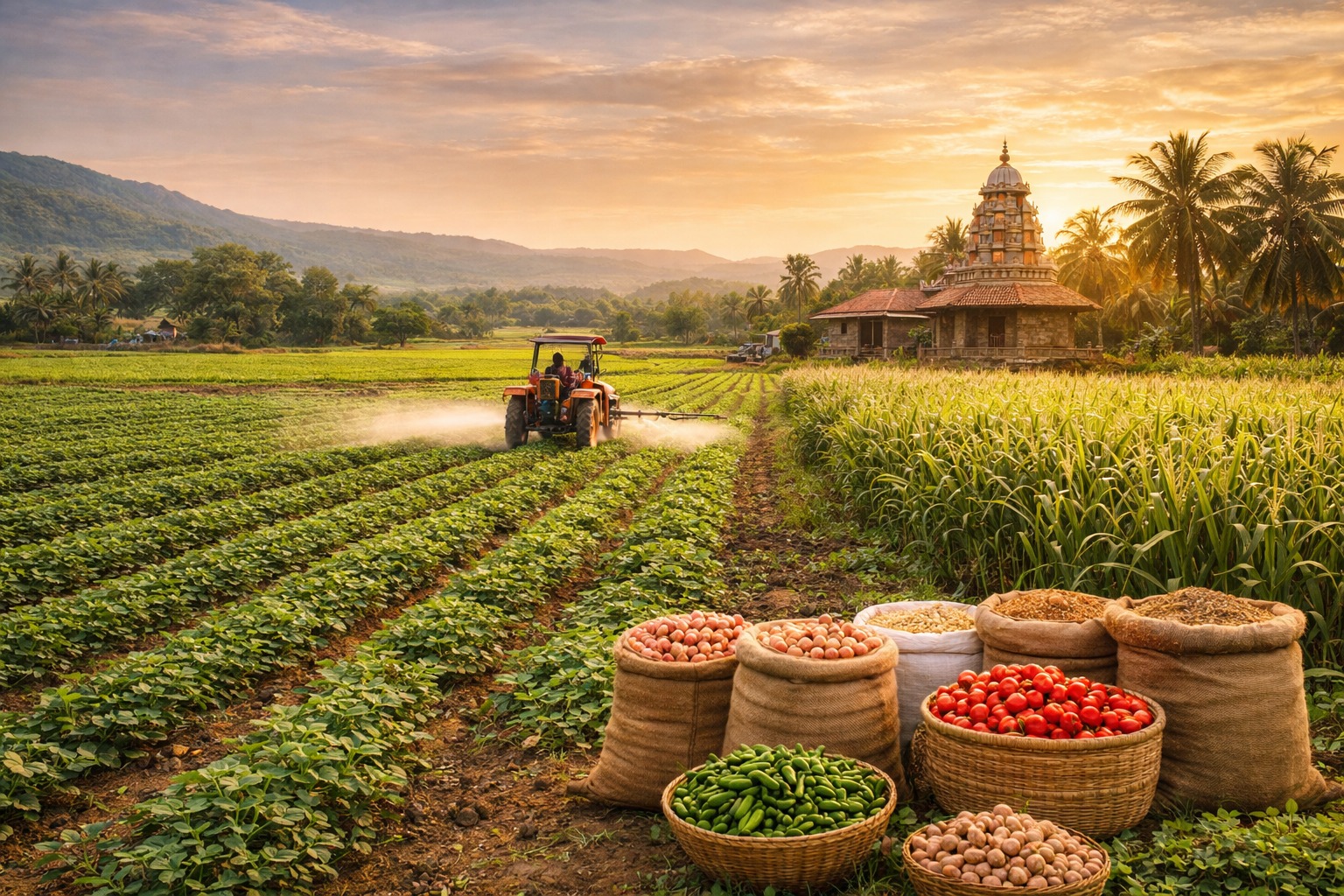 Indian farming – Fresh produce from fields